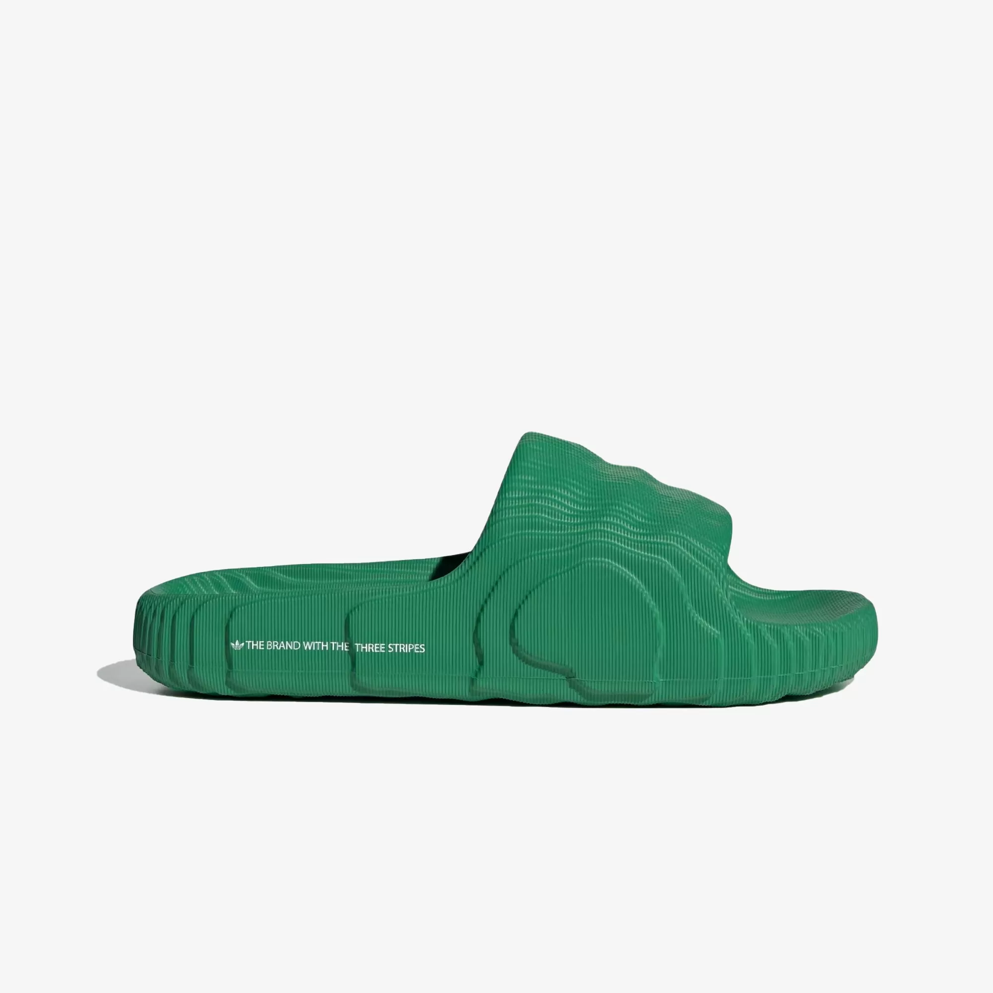 ADILETTE 22 SLIDES 'GREEN / CLOUD WHITE / GREEN'