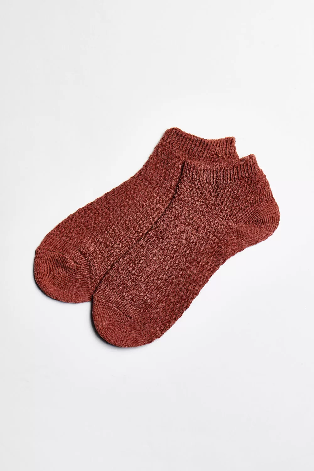 ALAMAE Waffle Stitch Ankle Sock