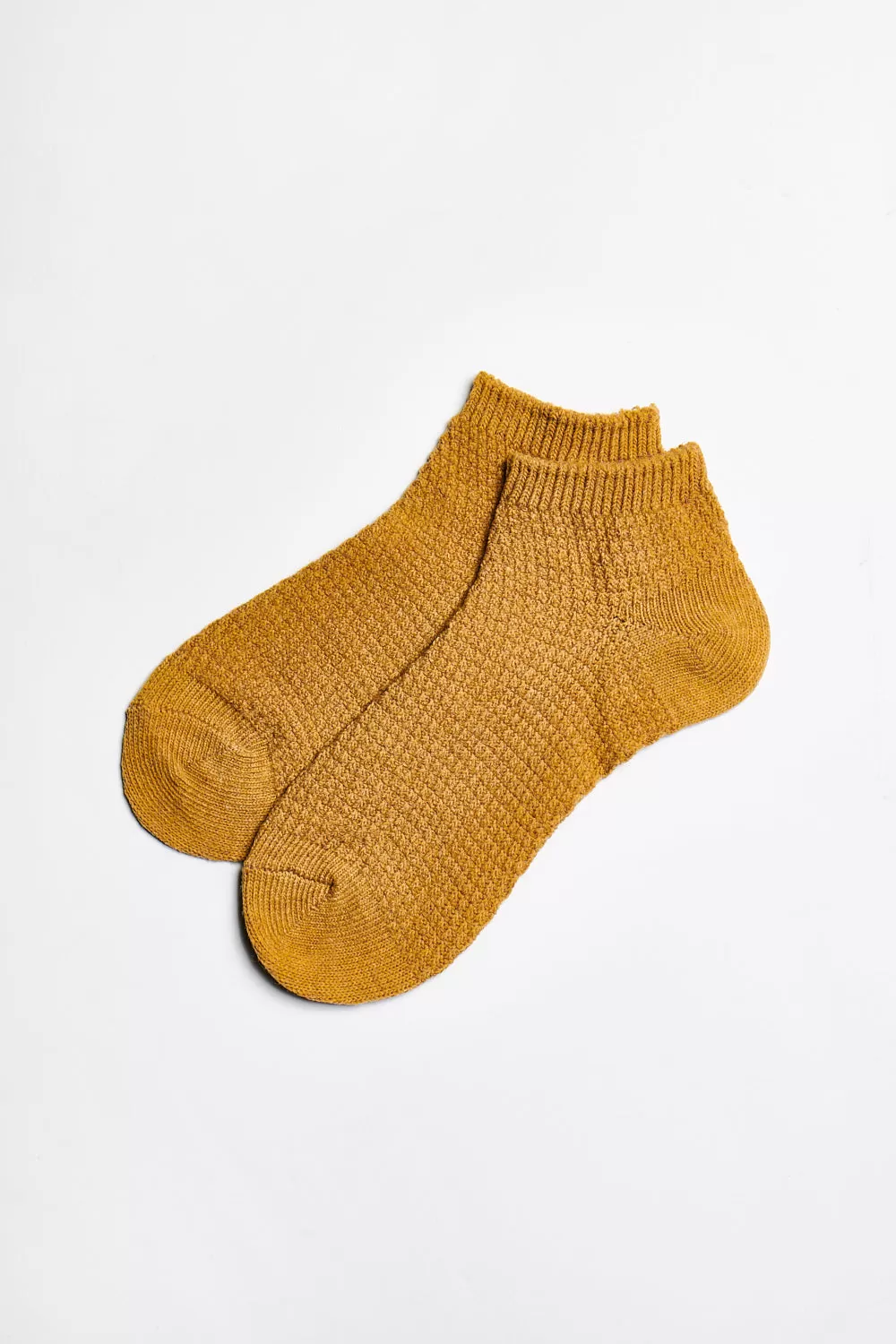 ALAMAE Waffle Stitch Ankle Sock