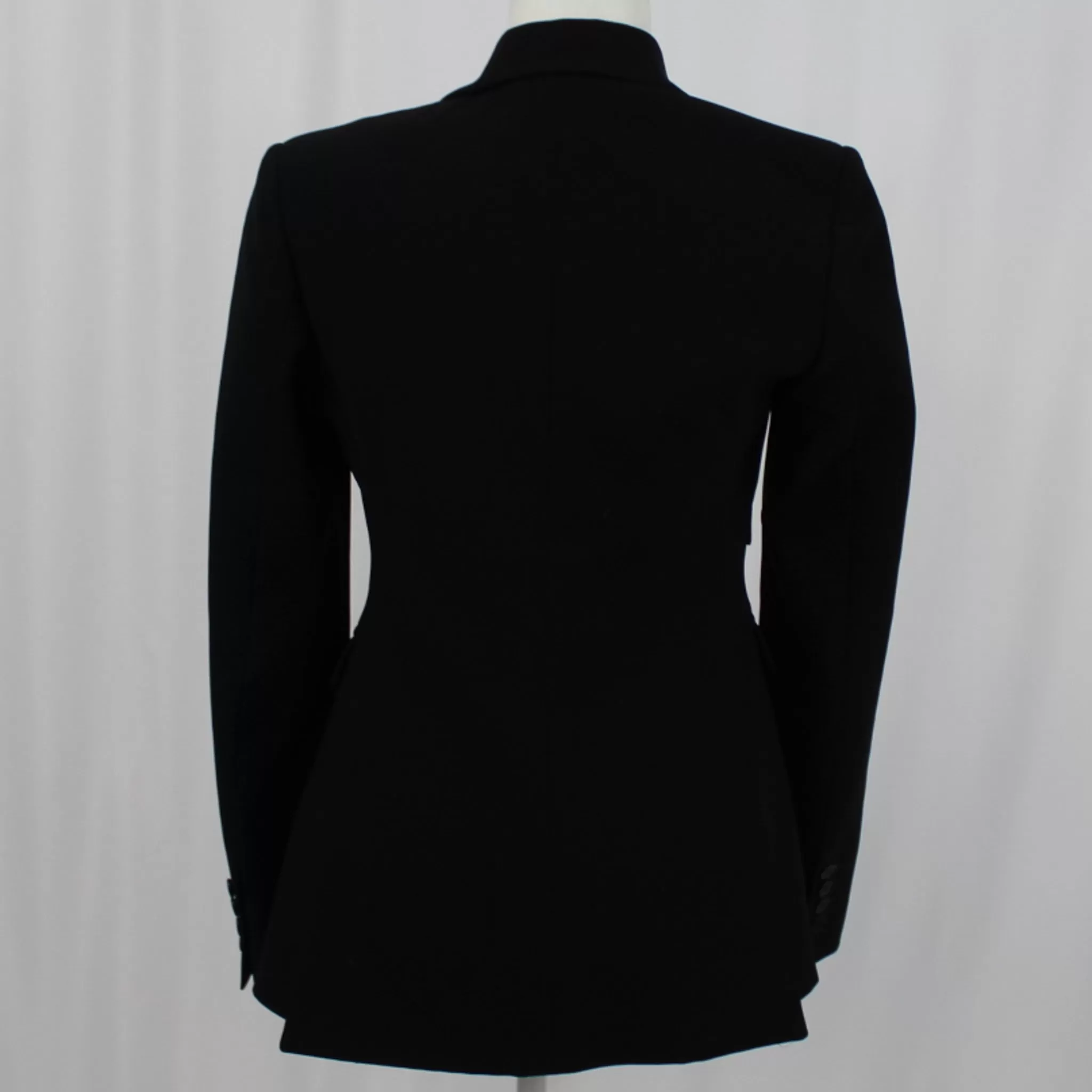 Altuzarra 1140 Black Stretch Crepe Jacket XXS