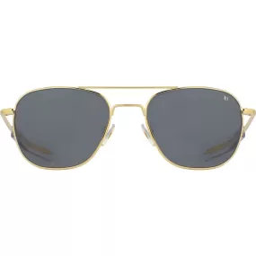 American Optical Original Pilot Sunglasses Bayonet | Gold/Nylon