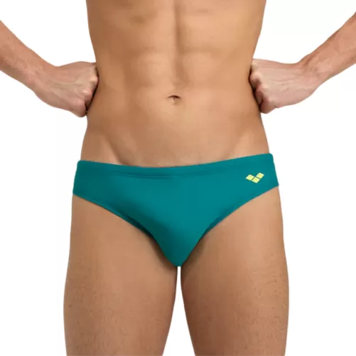 Arena Santamarias men's swimsuit briefs for sea and swimming pool 006449665 green lake-soft green