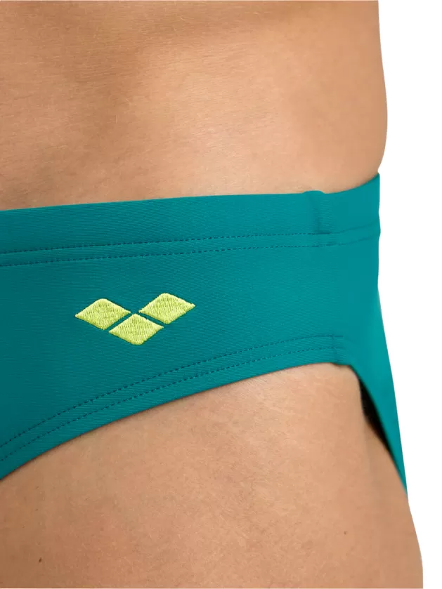 Arena Santamarias men's swimsuit briefs for sea and swimming pool 006449665 green lake-soft green