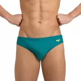 Arena Santamarias men's swimsuit briefs for sea and swimming pool 006449665 green lake-soft green