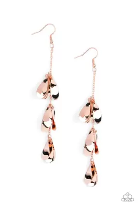 Arrival CHIME Copper Earrings - Paparazzi Accessories