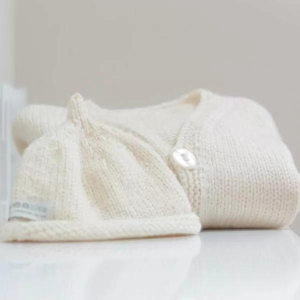 Baby Cardigan and Beanie Set