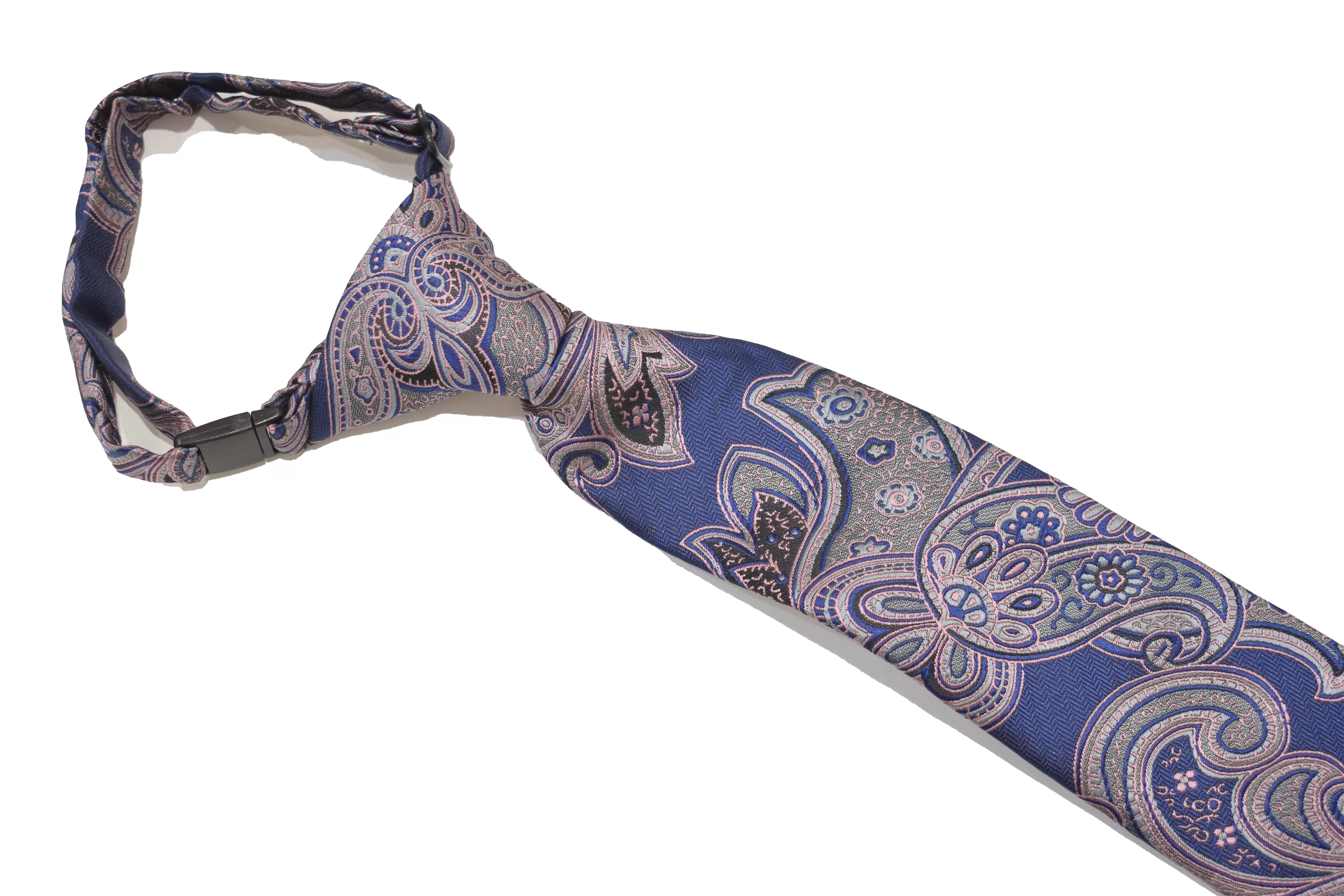 Boys Neck Tie - Dusty Pink Paisley