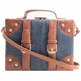 Brown Patch Sling Bag