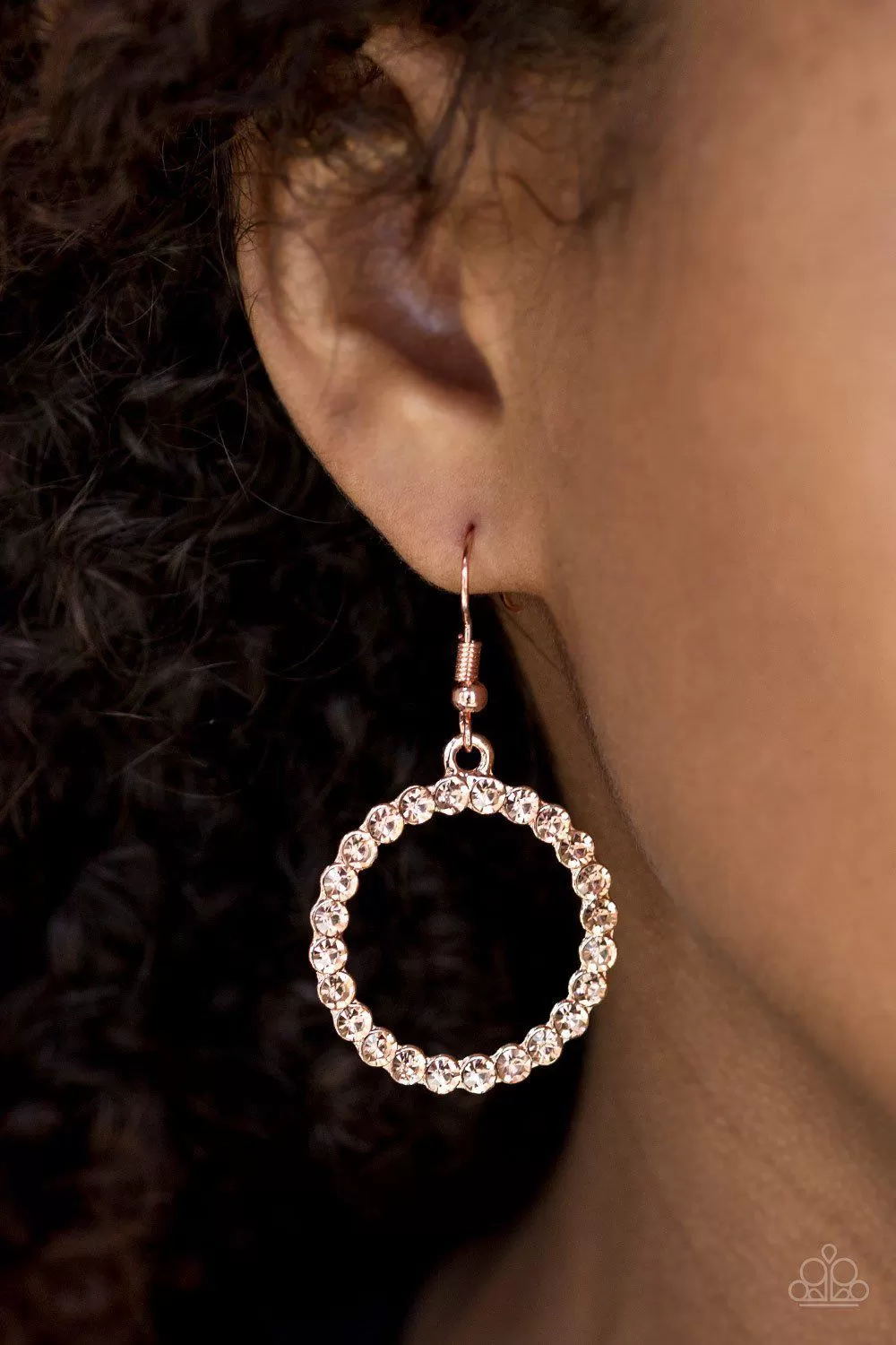 Bubblicious Copper Earrings - Paparazzi Accessories