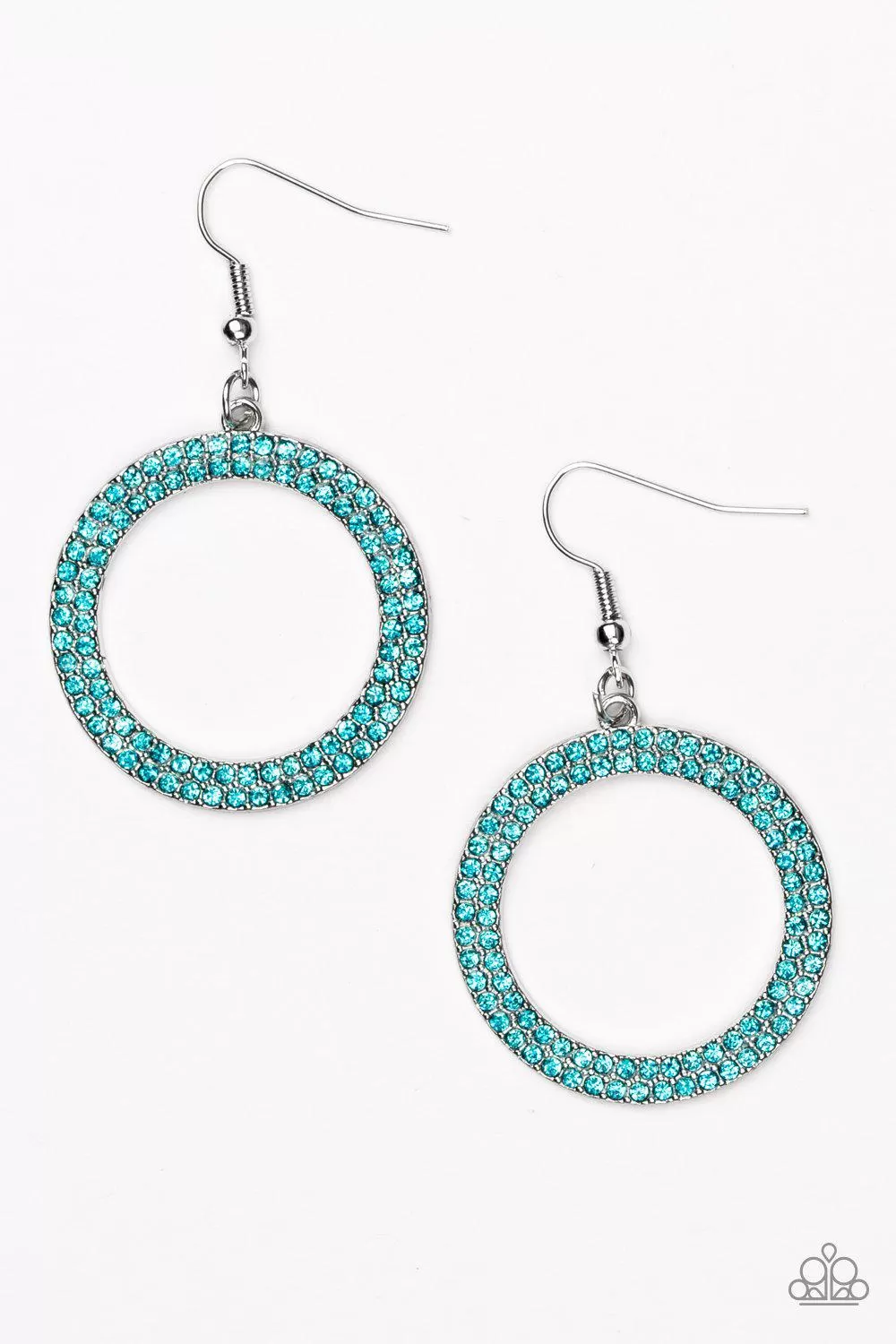 Bubbly Babe Blue Earrings - Paparazzi Accessories