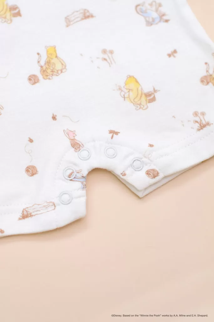 Caleb Romper - Dandelion Pooh