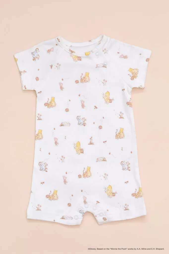 Caleb Romper - Dandelion Pooh