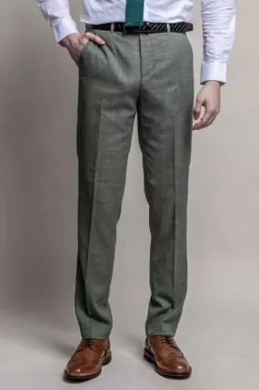 Cavani Miami Men's Sage Green Trousers