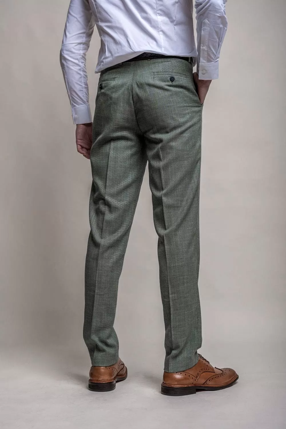 Cavani Miami Men's Sage Green Trousers