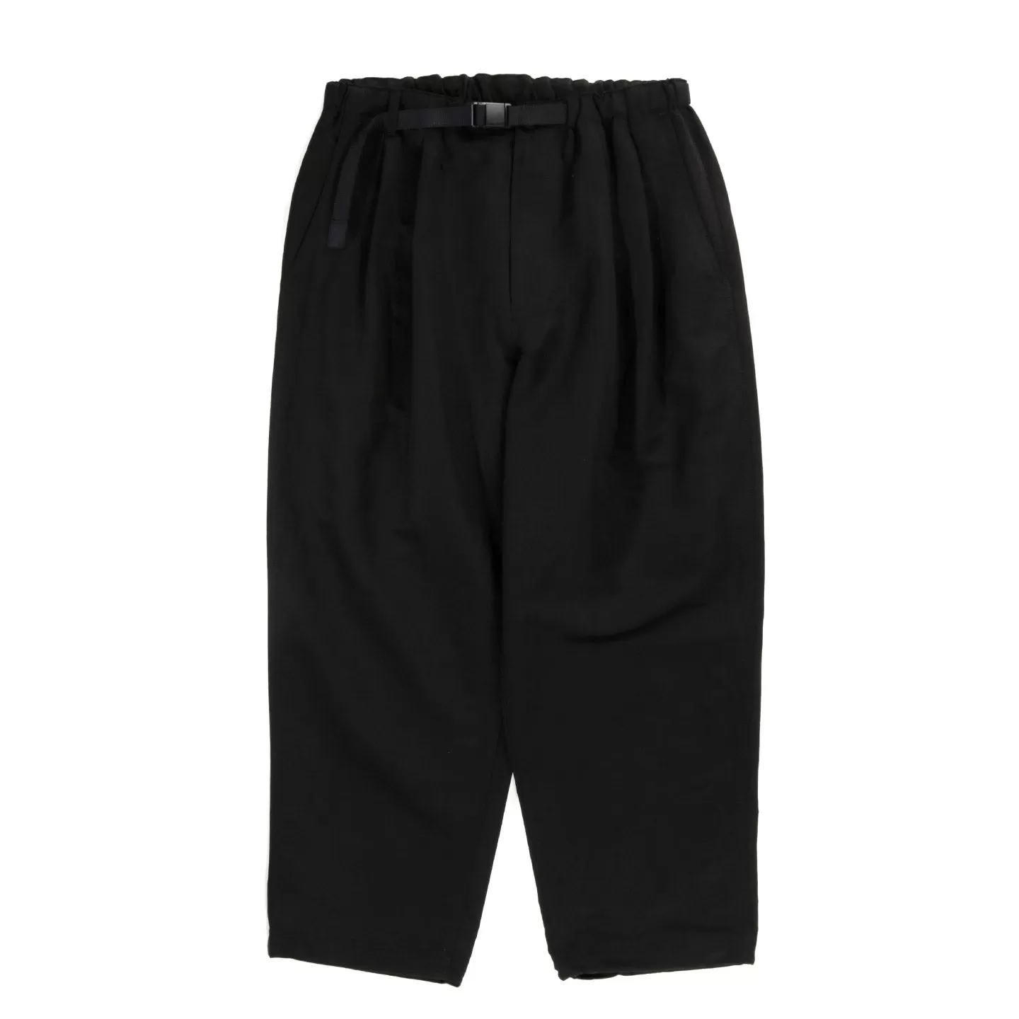 COMME DES GARCONS HOMME P027 BELTED LINEN PANT BLACK