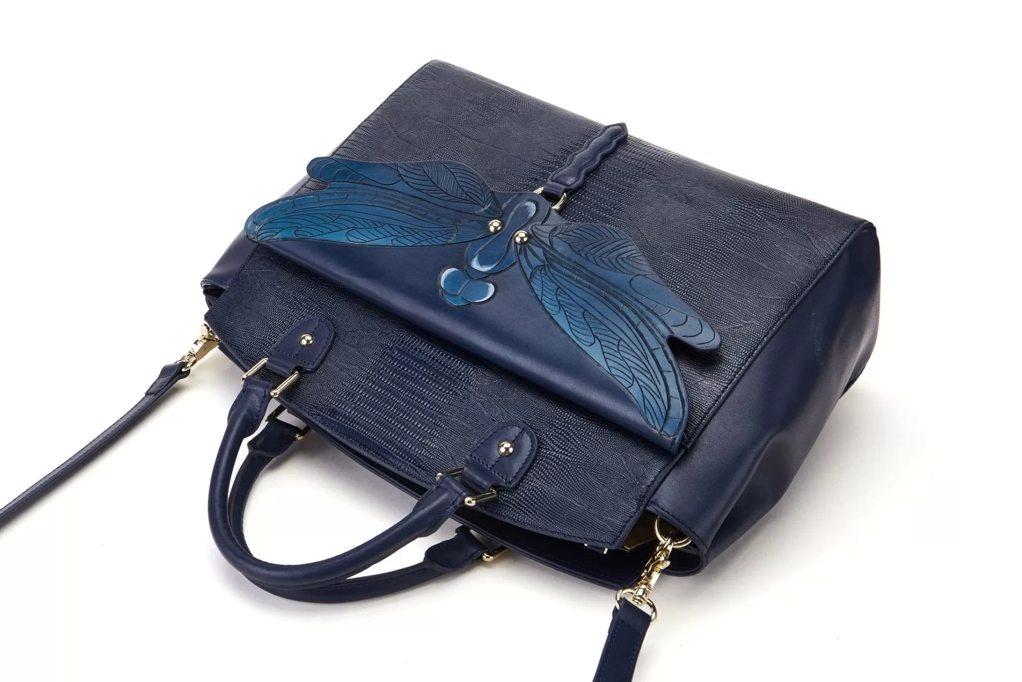 Dragonfly Blue Shoulder Bag