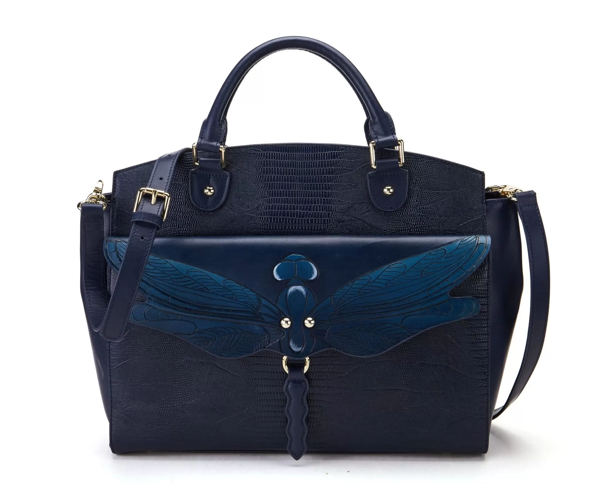 Dragonfly Blue Shoulder Bag