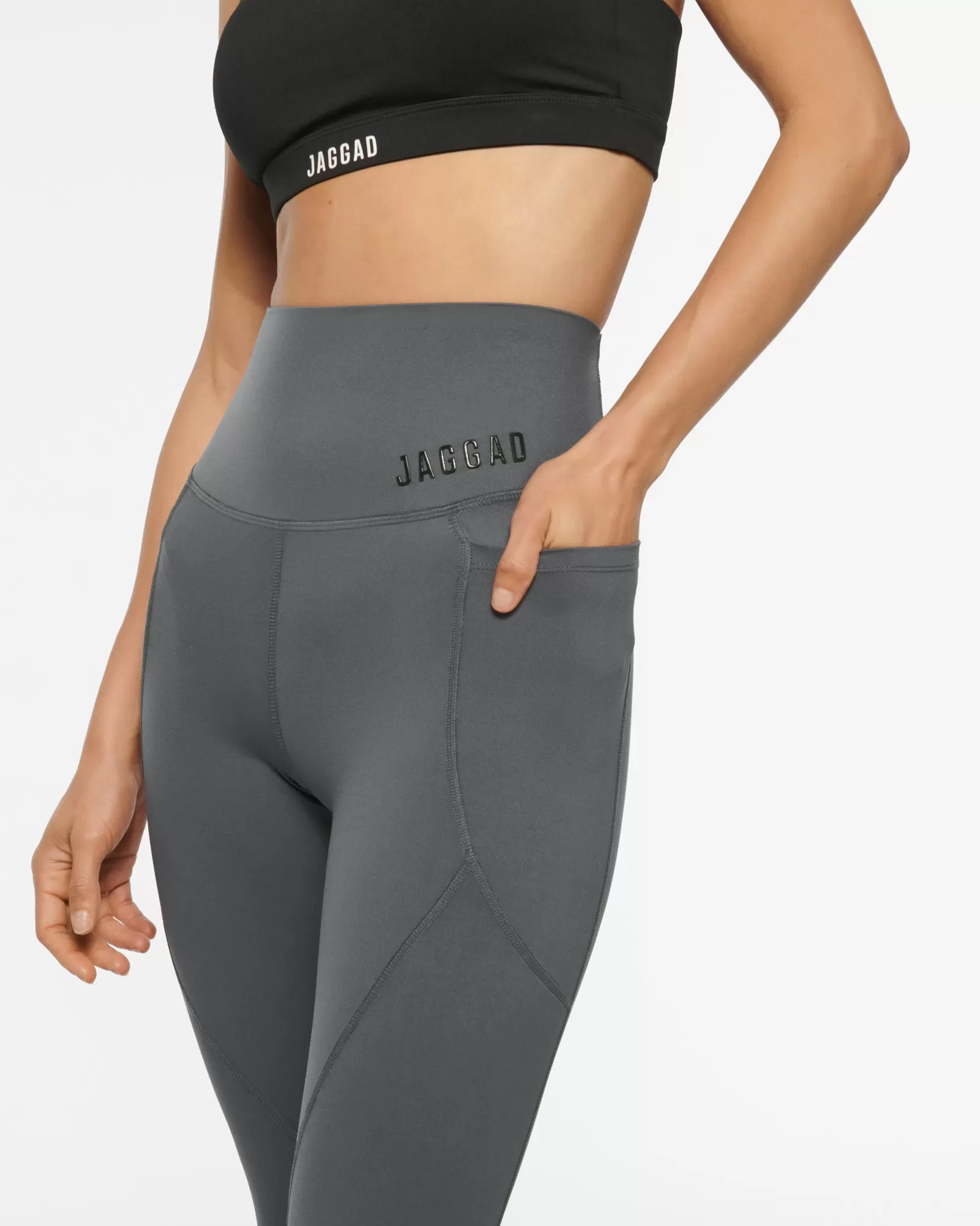 ESSENTIAL SUPER HIGH WAIST FULL LENGTH LEGGING STEEL