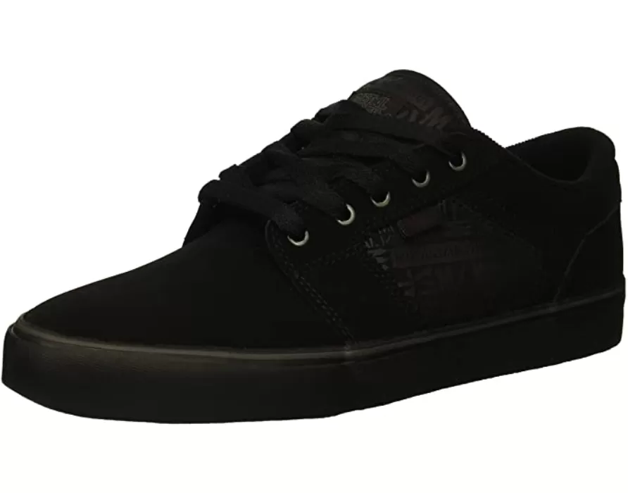 Etnies men's skateboard shoe Metal Mulisha Barge LS 4107000411 895 black