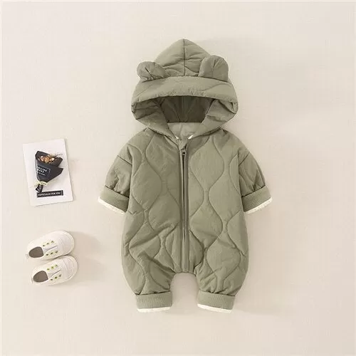 Frosty Adventure Onesie: Hooded Jumpsuit for Snowy Explorers