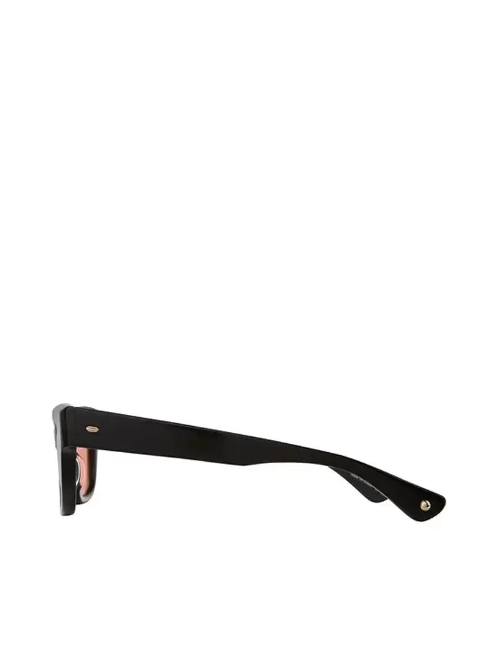 Garrett Leight Woz 49 Sunglasses Black/Sweetwater