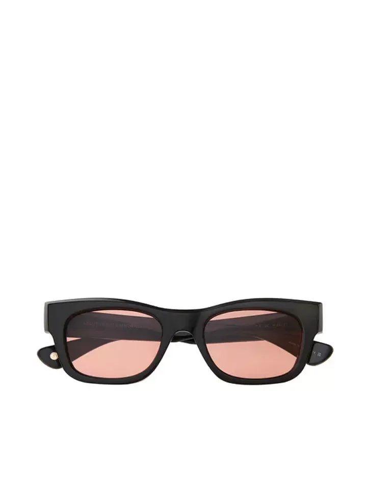 Garrett Leight Woz 49 Sunglasses Black/Sweetwater