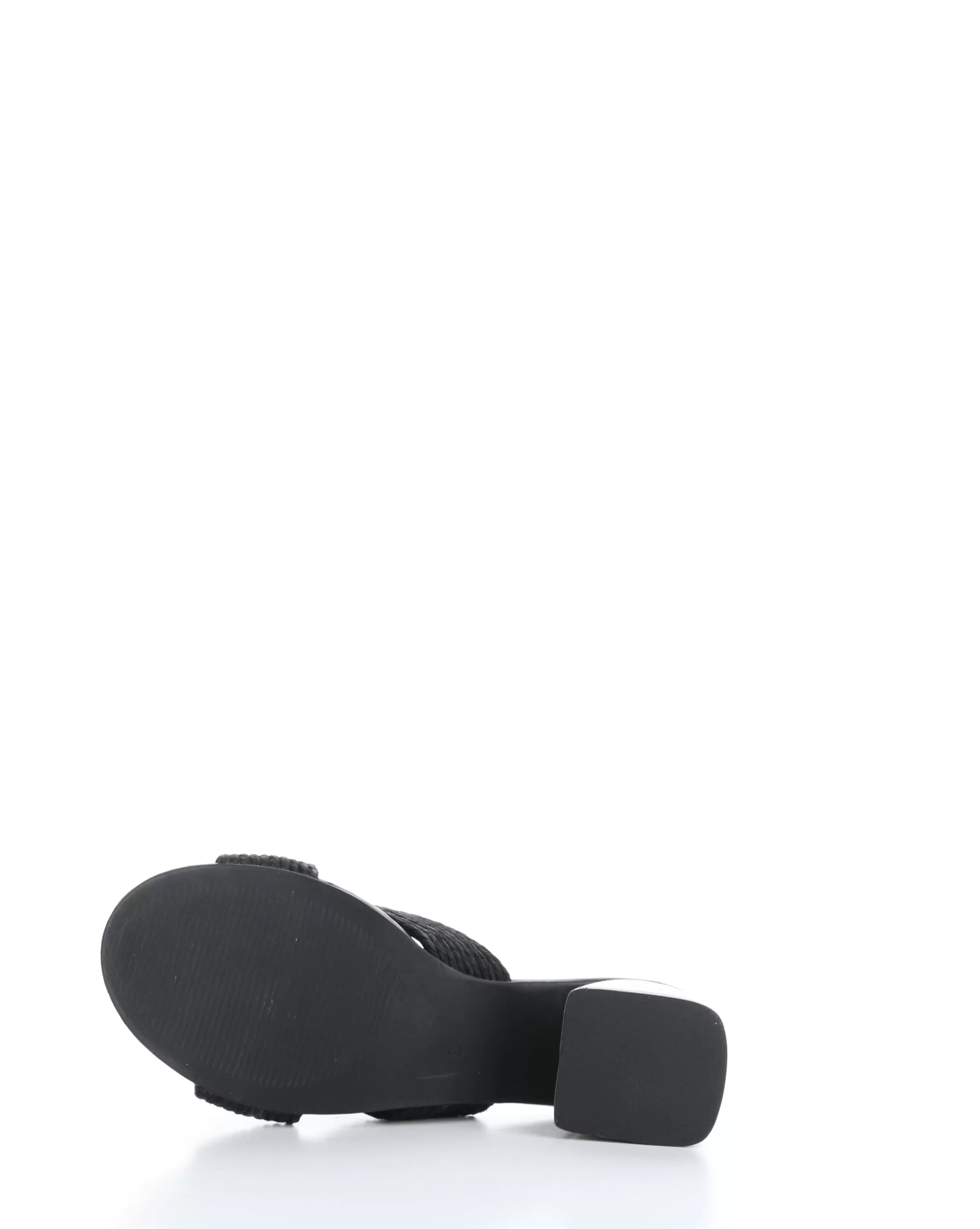 GESSA BLACK Slip-on Sandals