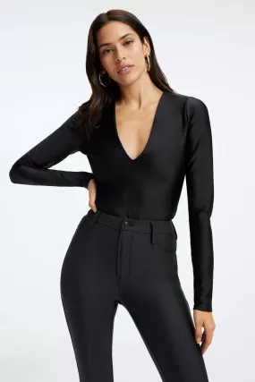 Good American ‘Disco V Neck Bodysuit’