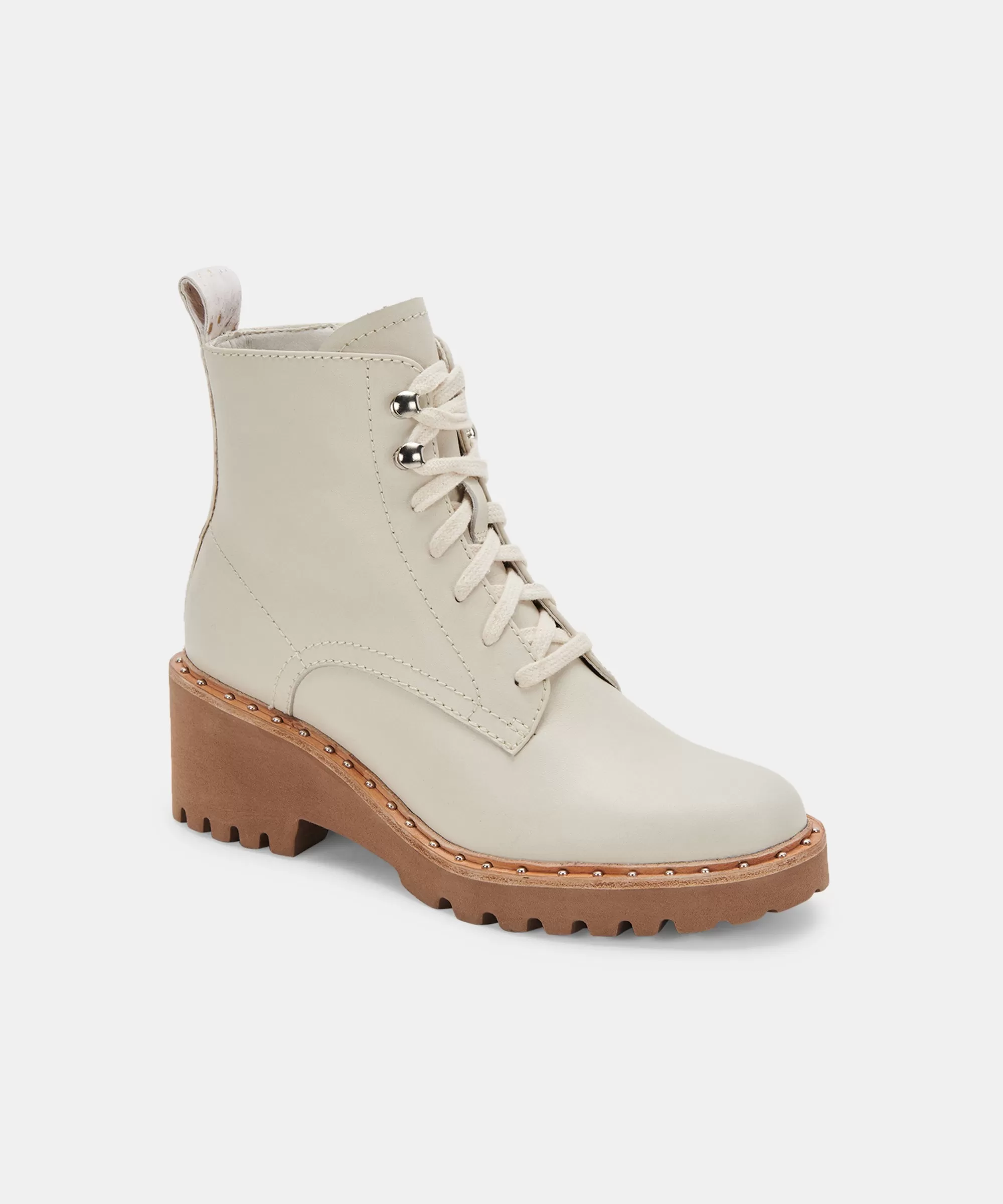 HINTO BOOTS IVORY LEATHER - re:vita