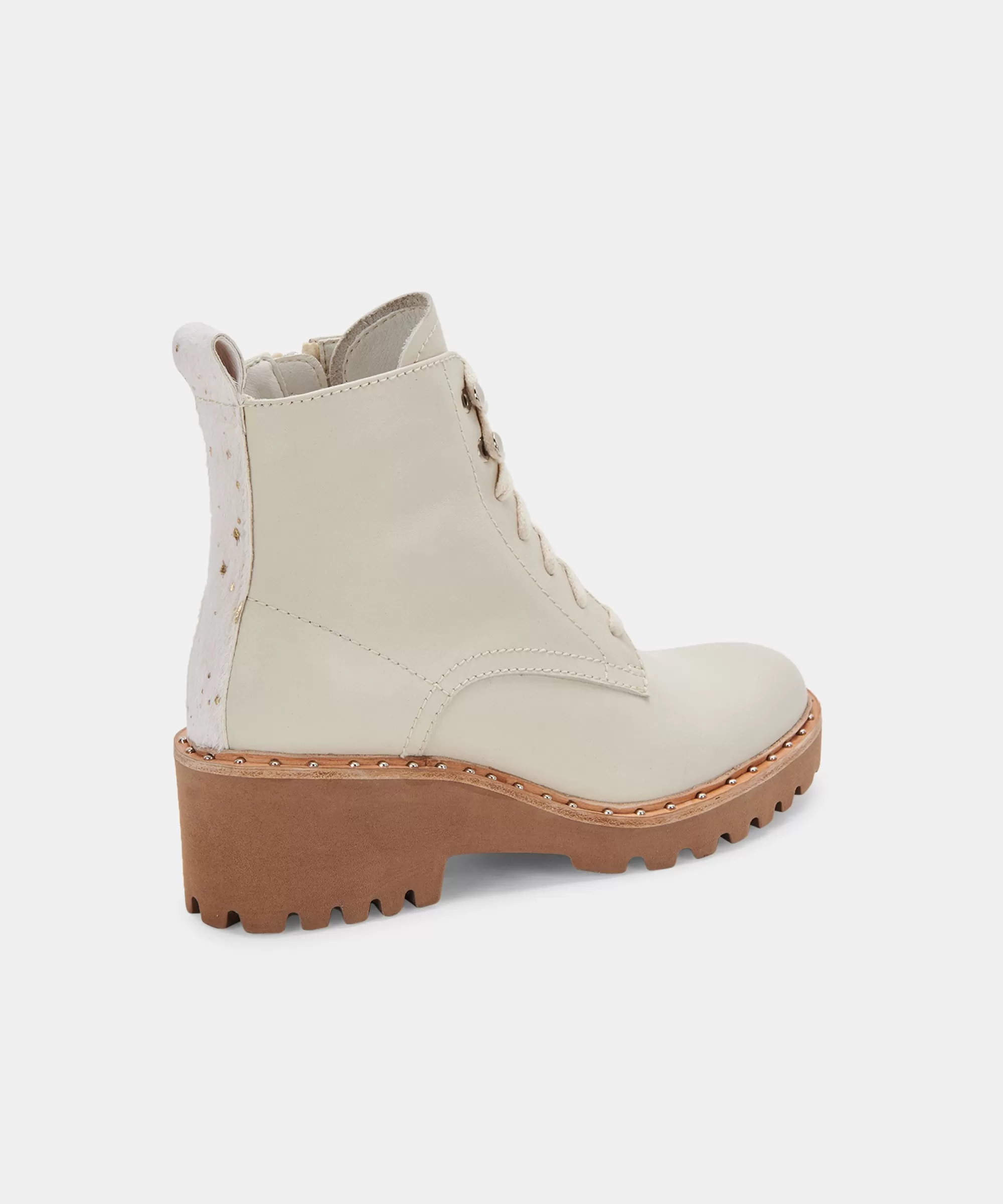 HINTO BOOTS IVORY LEATHER - re:vita