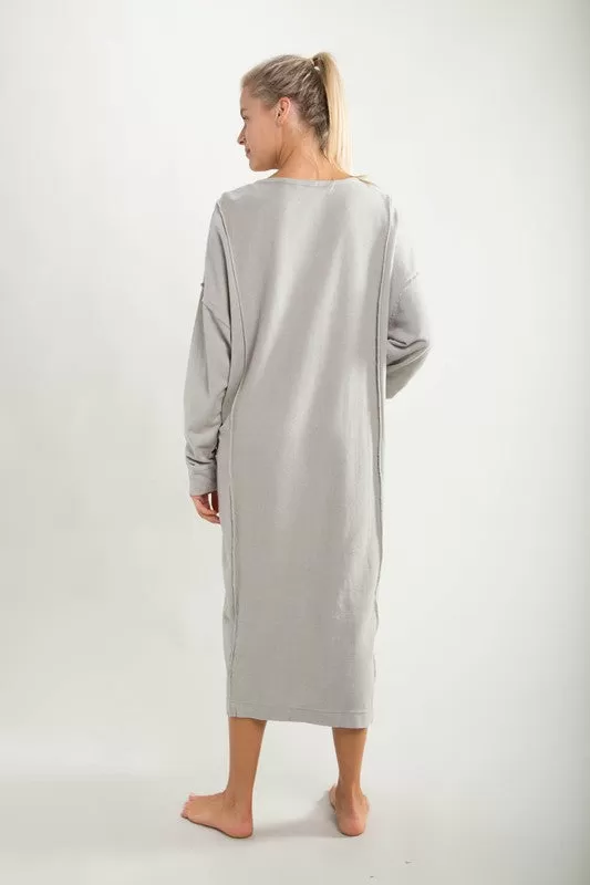 Jane Casual Lounge Dress in Mist