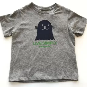 Kids' Patagonia | Baby Live Simply Organic T-shirt | Gravel Heather