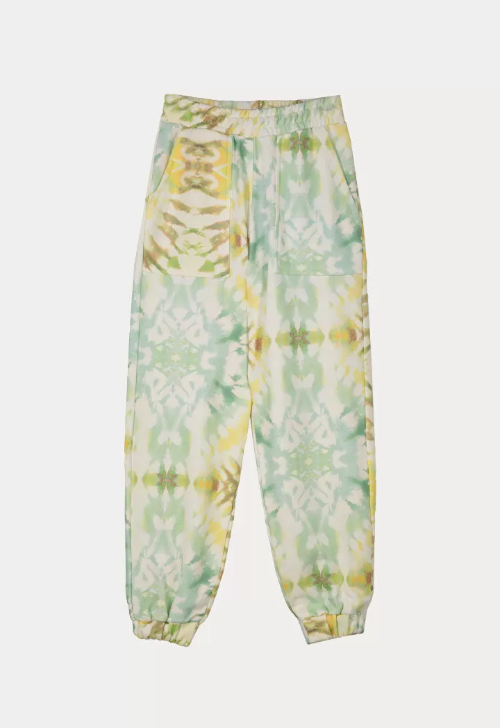 Knitted Tie Dye Jogger pants