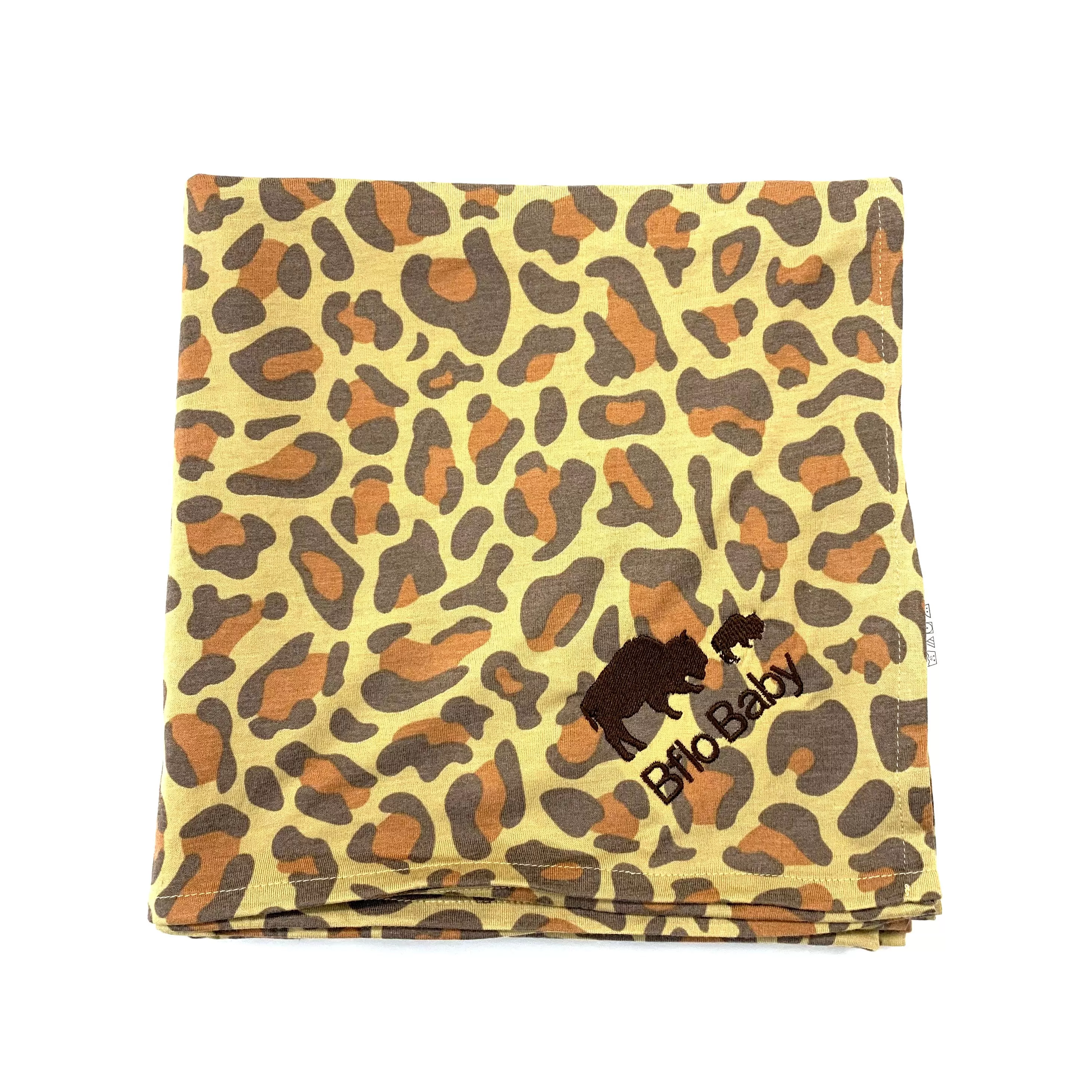 Leopard Baby Swaddle and Hat Set