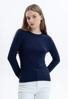 Long Sleeve Basic Solid Top