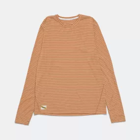 Mens Horizon Long Sleeve - Cork Melon Stripe