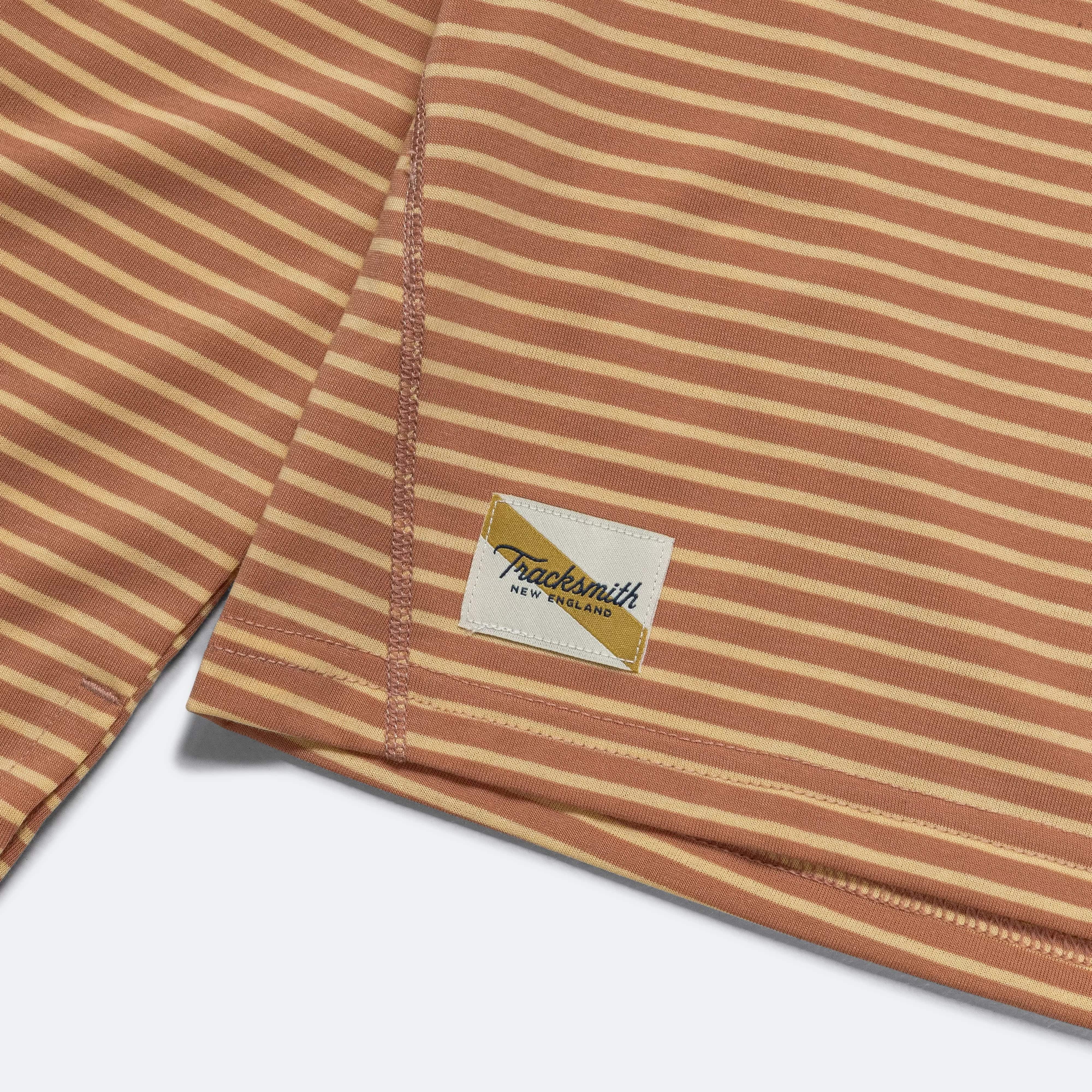 Mens Horizon Long Sleeve - Cork Melon Stripe