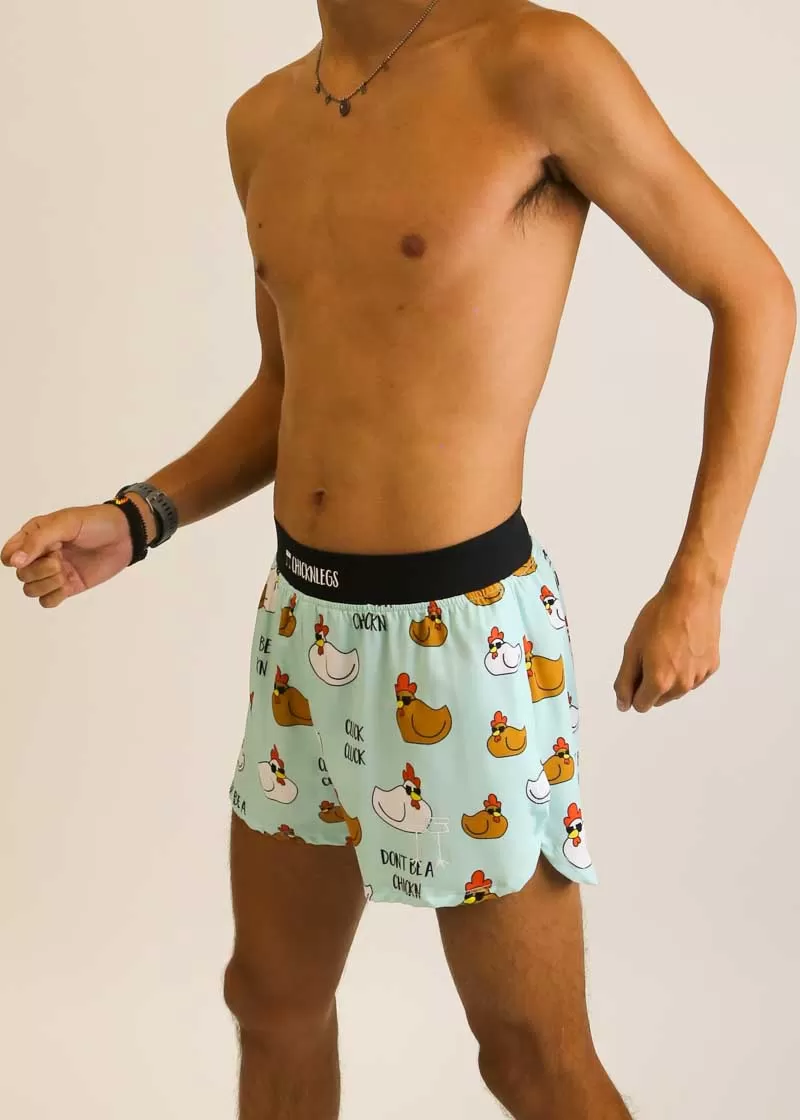 Men's Swaggy Chickns 4" Half Split Shorts