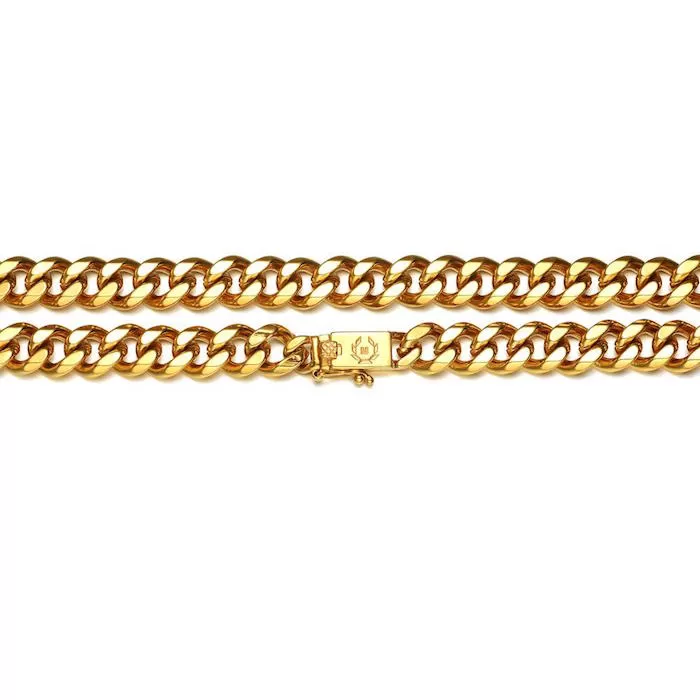 Mister Curve Curb Gold Chain