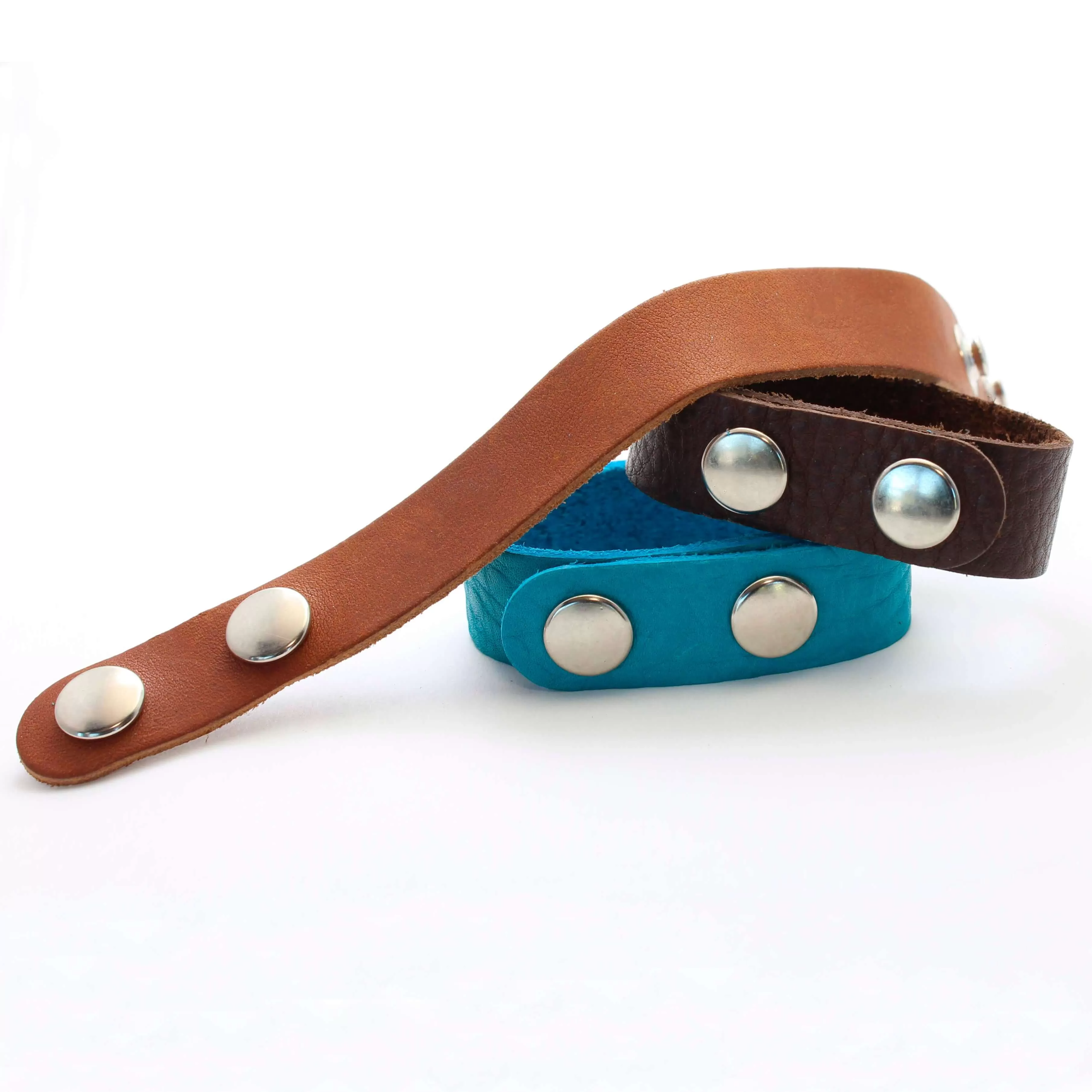 Mountain Trout Leather Cuff Bracelet