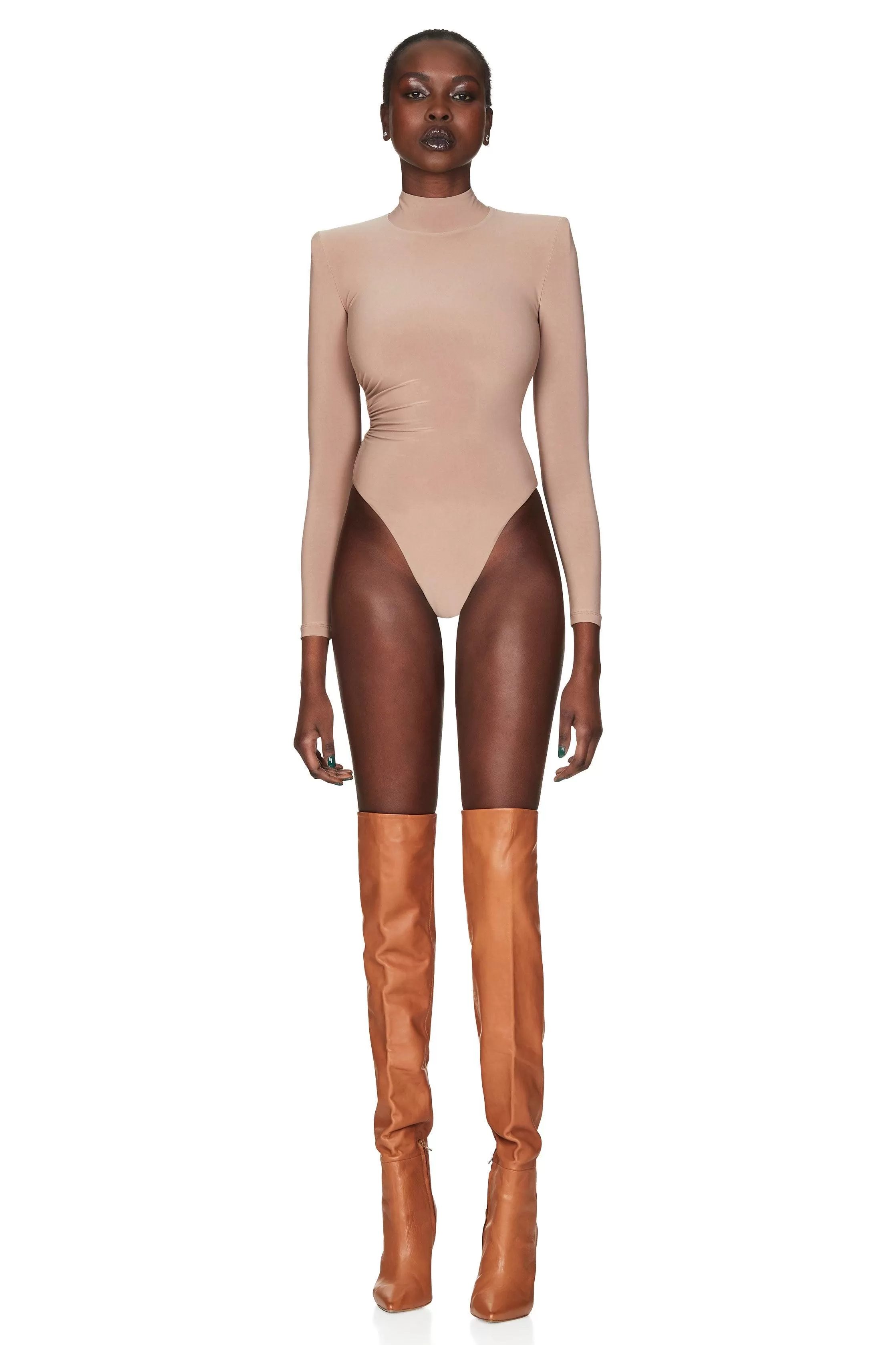 Nookie Anastasia Bodysuit - Latte