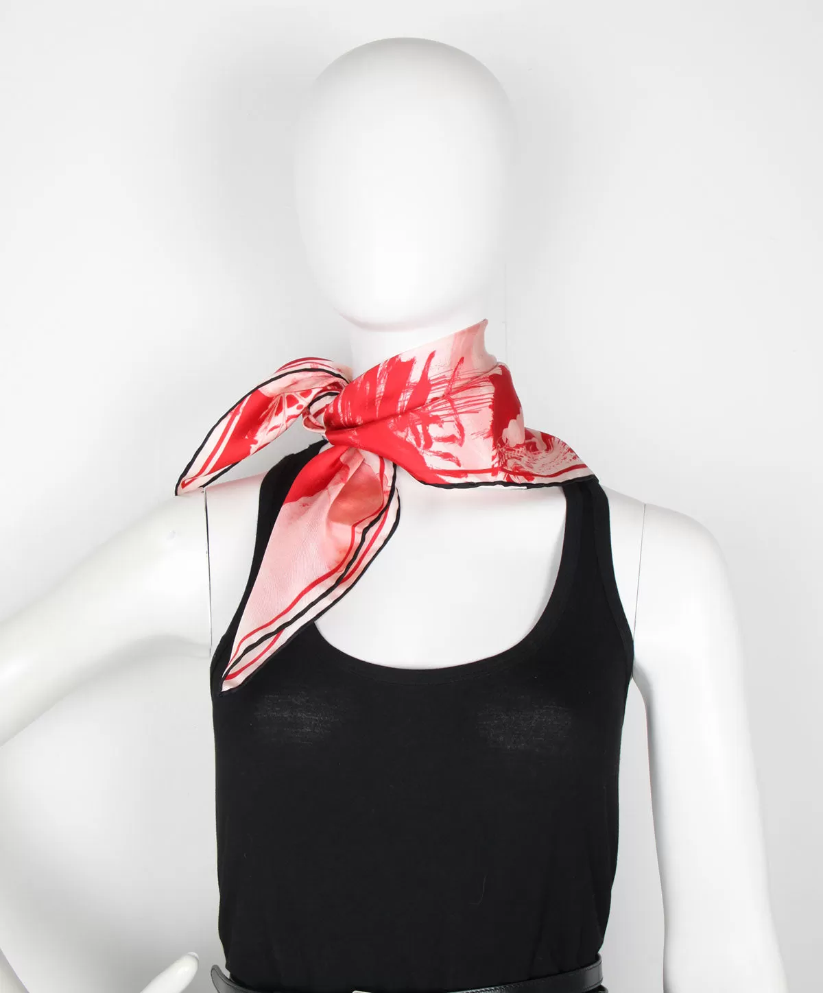 Notes  Silk Bandana, Red