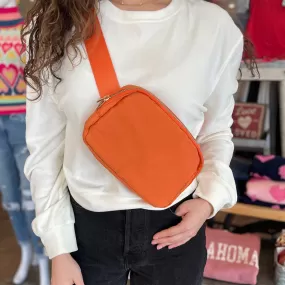 Nylon Belt Bag Orange