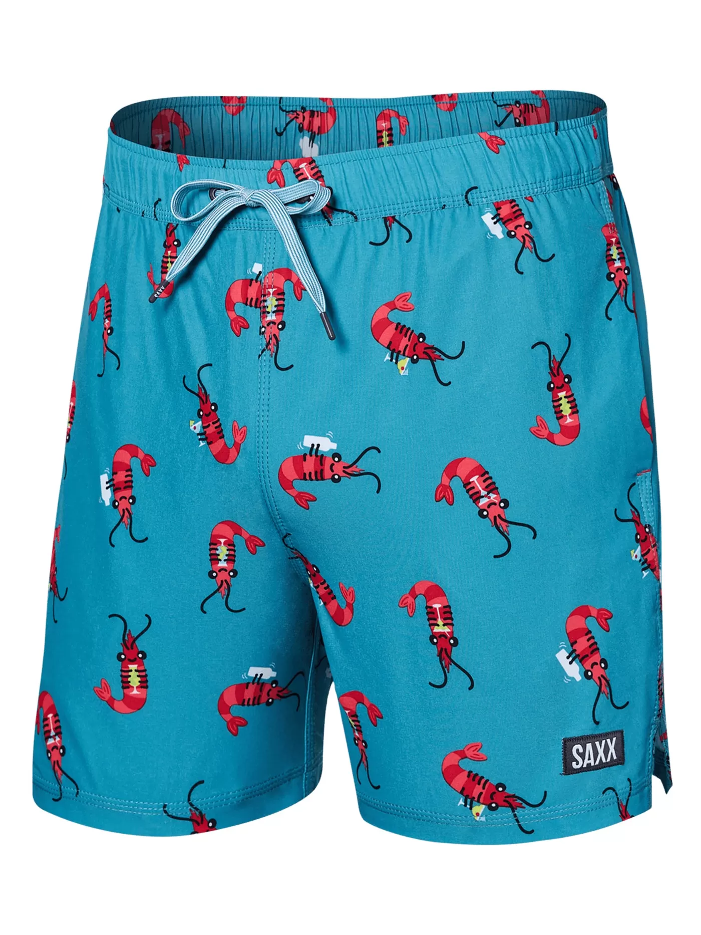 Oh Buoy 2n1 Volley 5 Shrimp Cocktail/Blue Moon Boardshorts