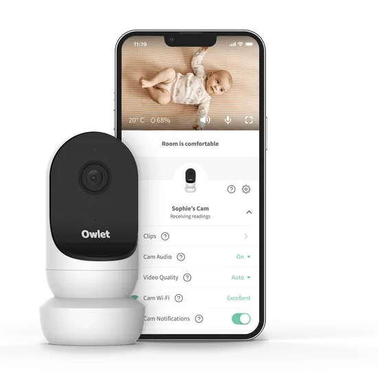 Owlet Cam 2 Baby Monitor - White