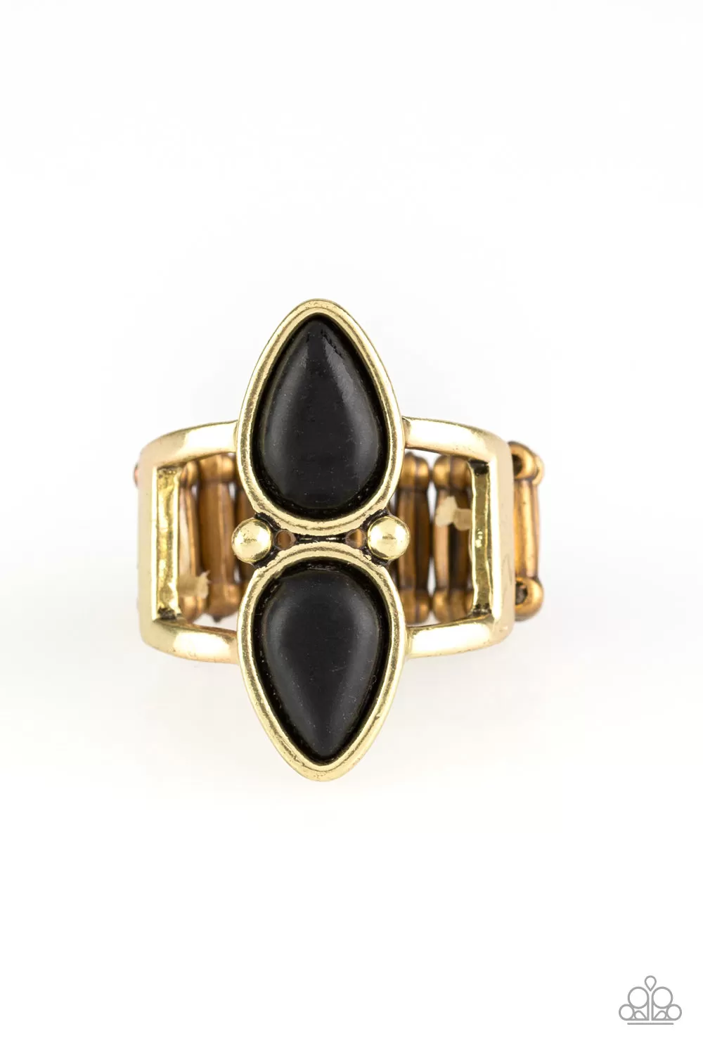 Paparazzi Accessories  - Simply Saharan - Brass Ring