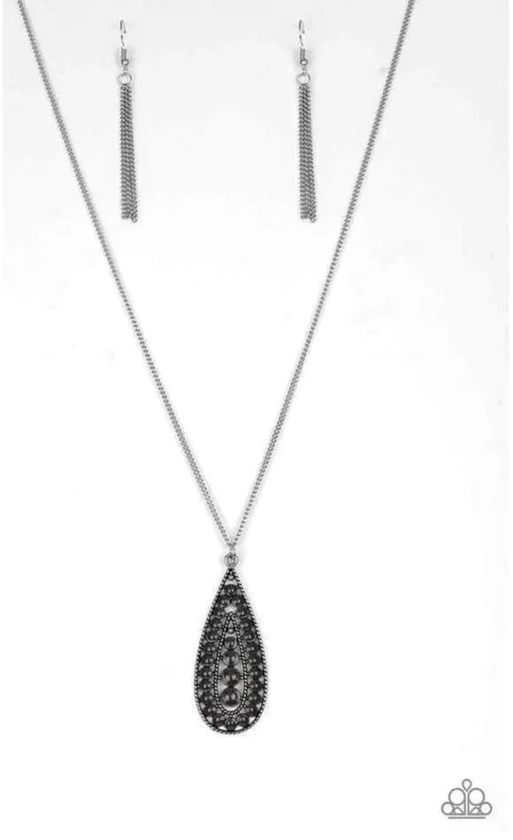 Paparazzi Accessories - Tiki Tease - Black Necklace