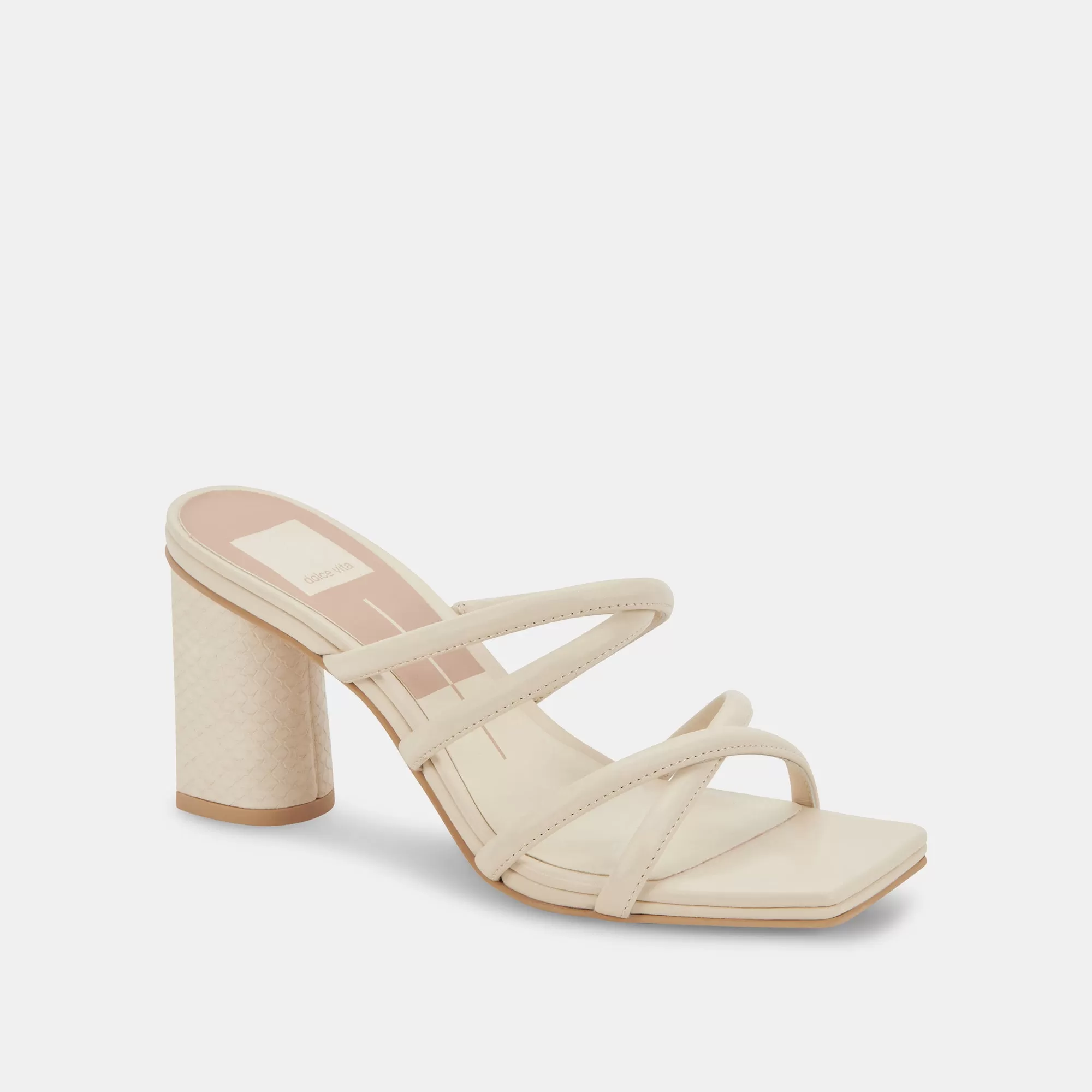 PATSI HEELS IVORY LEATHER