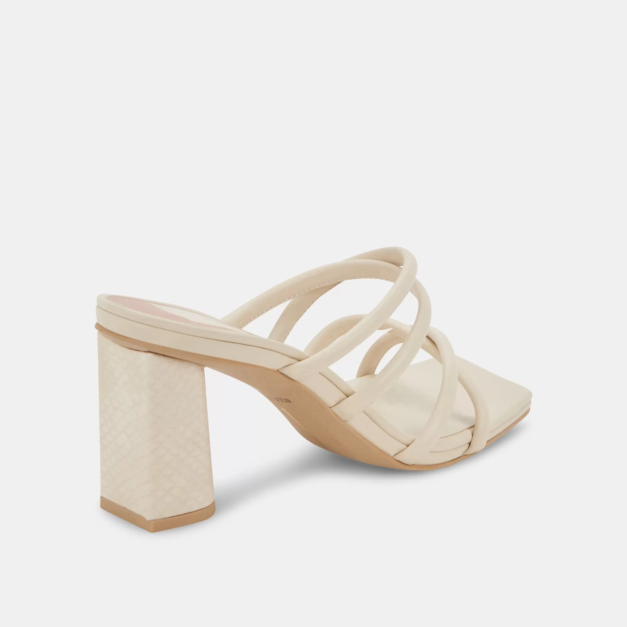 PATSI HEELS IVORY LEATHER