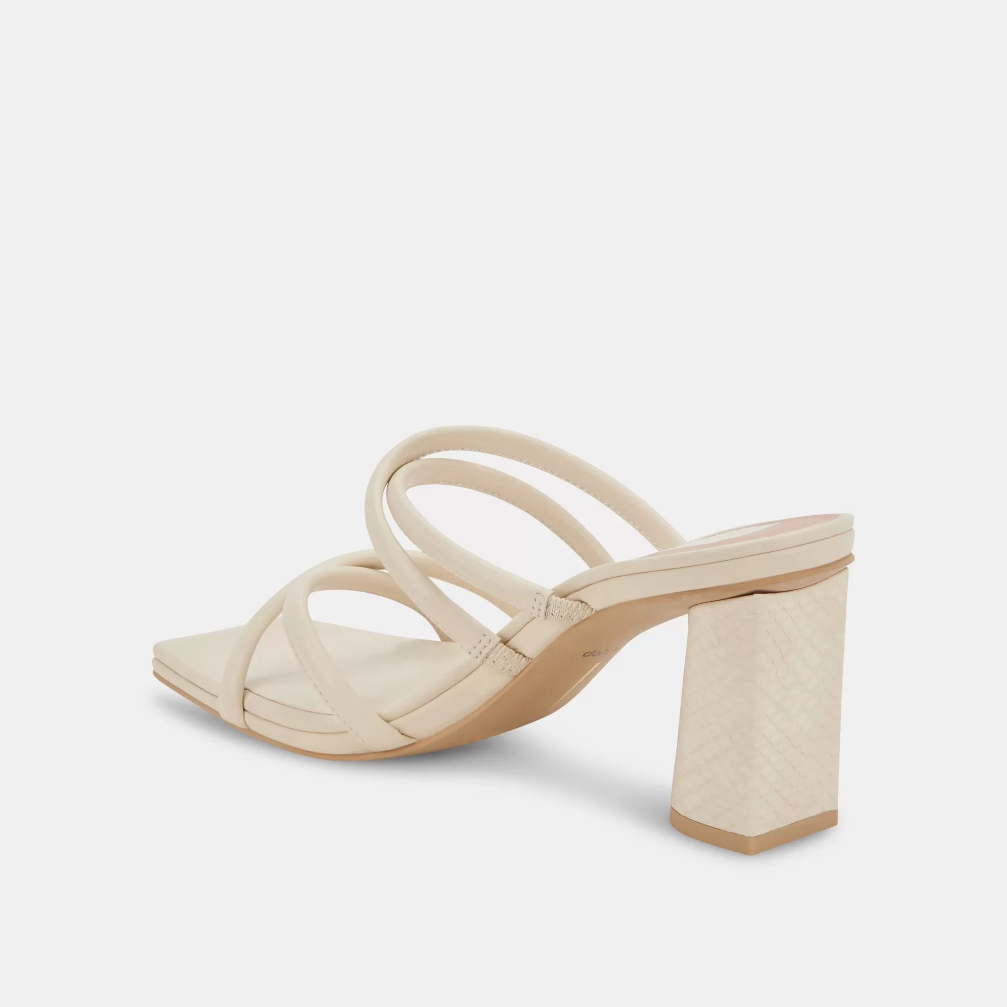 PATSI HEELS IVORY LEATHER